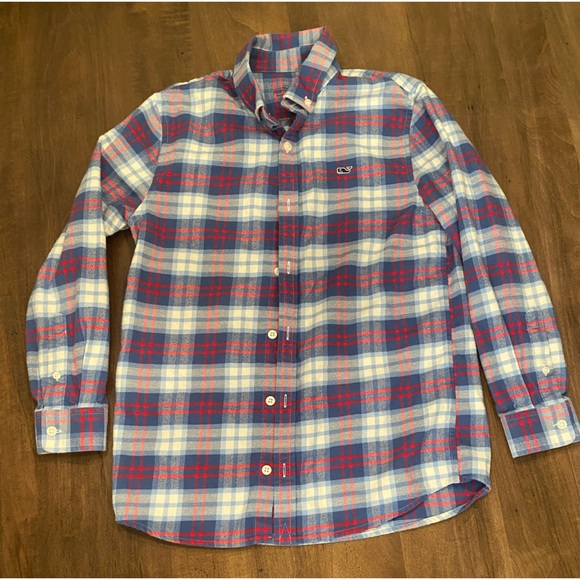 Vineyard Vines Boys Youth Medium Button down shirt - like new! - Picture 1 of 2